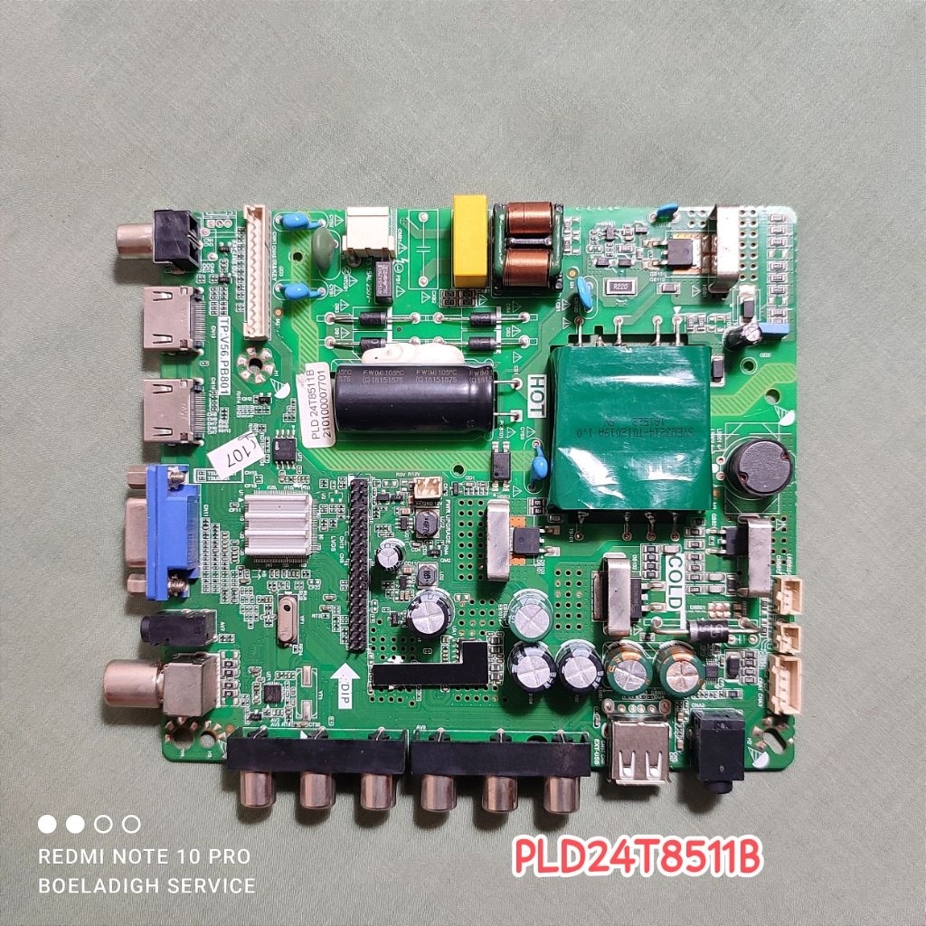 MB Mainboard TV LED Polytron PLD24T8511B PLD24T8511 TP.V56.PB801