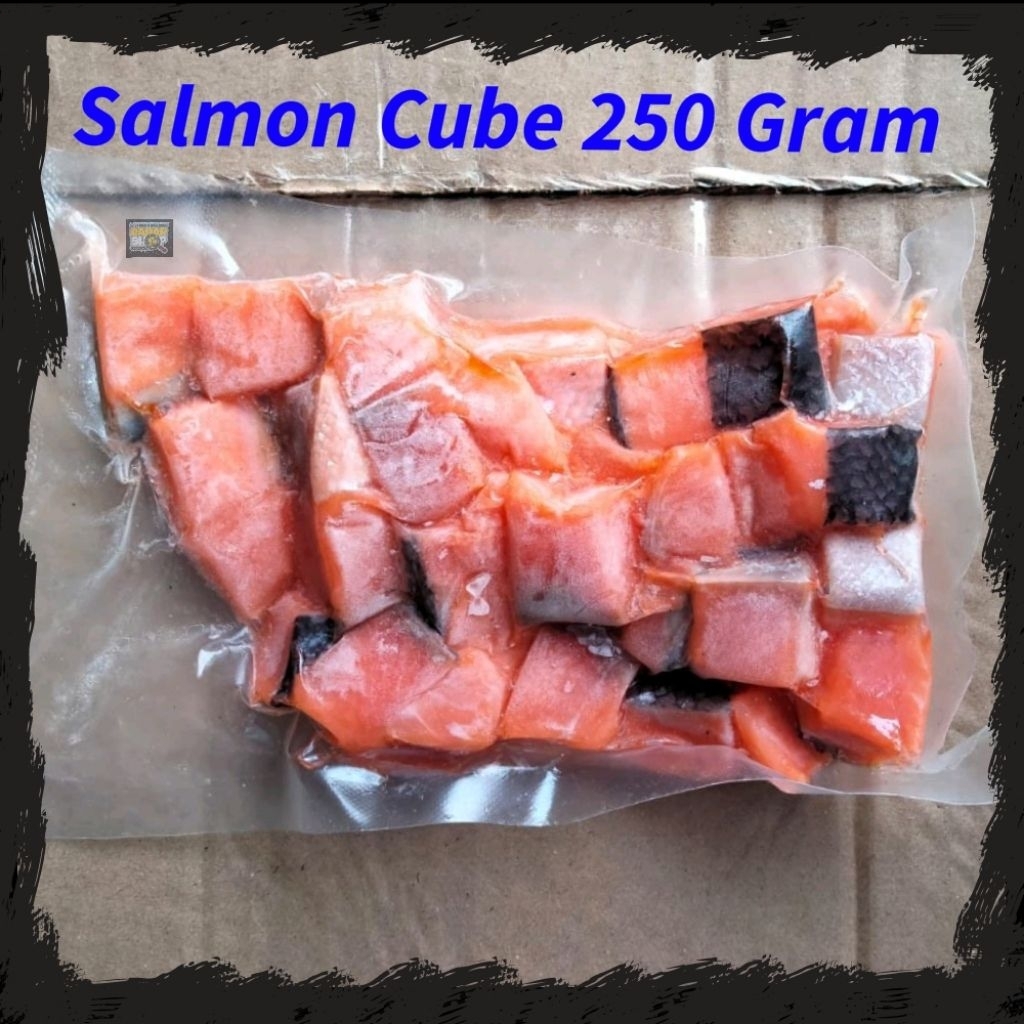 

Salmon Cube (Potong Dadu)