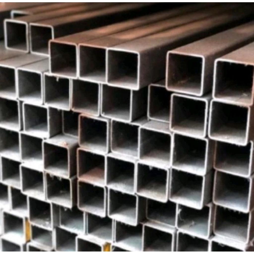 Holo Besi Putih Galvanis 4x4 Tebal 1.6mm Kotak Full Panjang 6 Meter