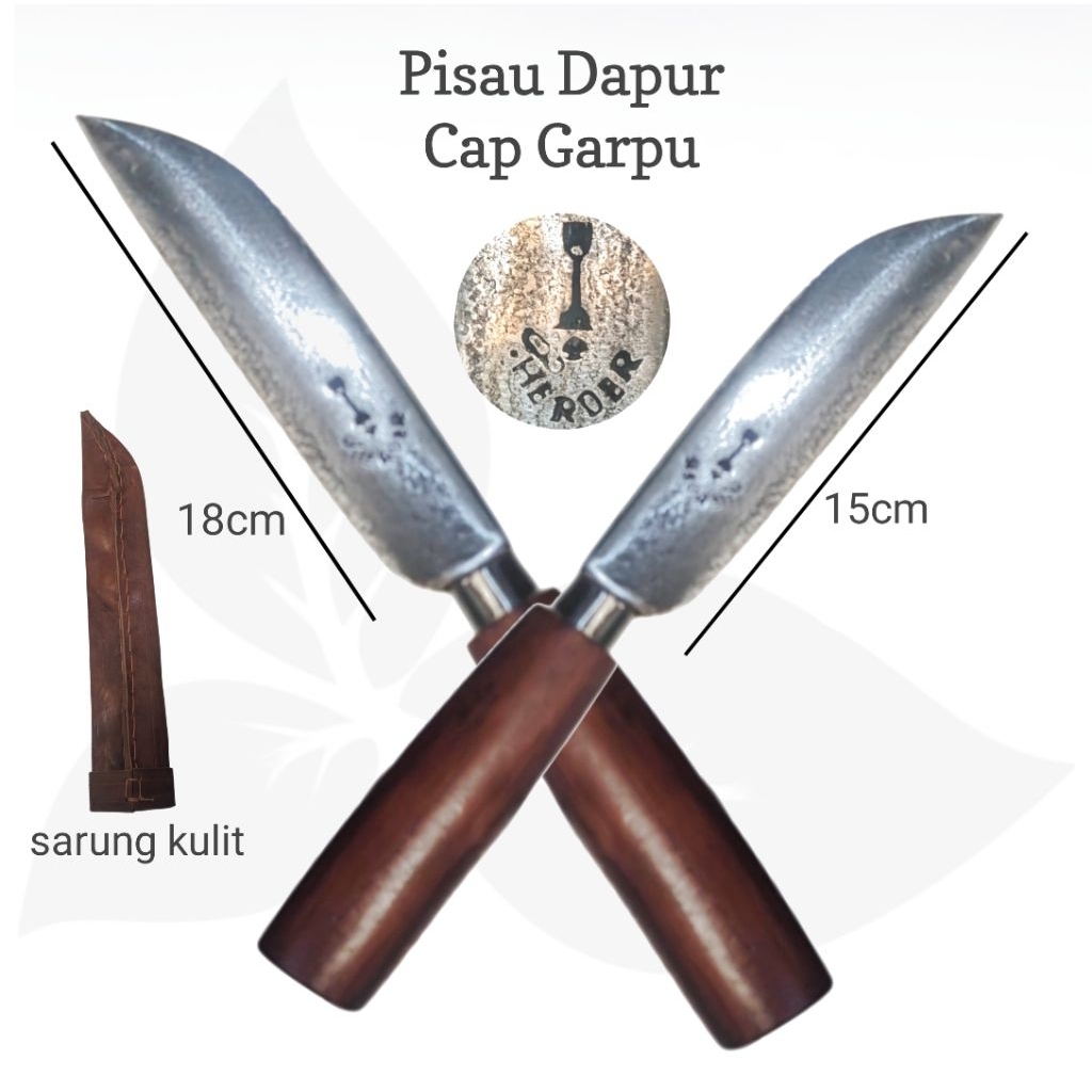 Pisau Dapur Cap Garpu Herder Bahan Baja Super Premium