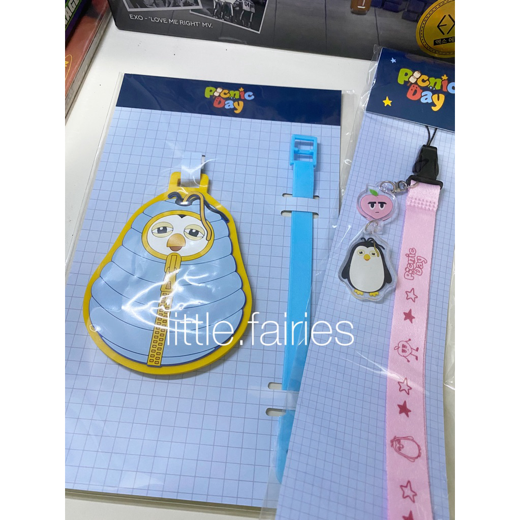 MERCHANDISE MERCH DOH KYUNGSOO ZZIRANGE CHARLES LUGGAGE TAG LIGHTSTICK STRAP