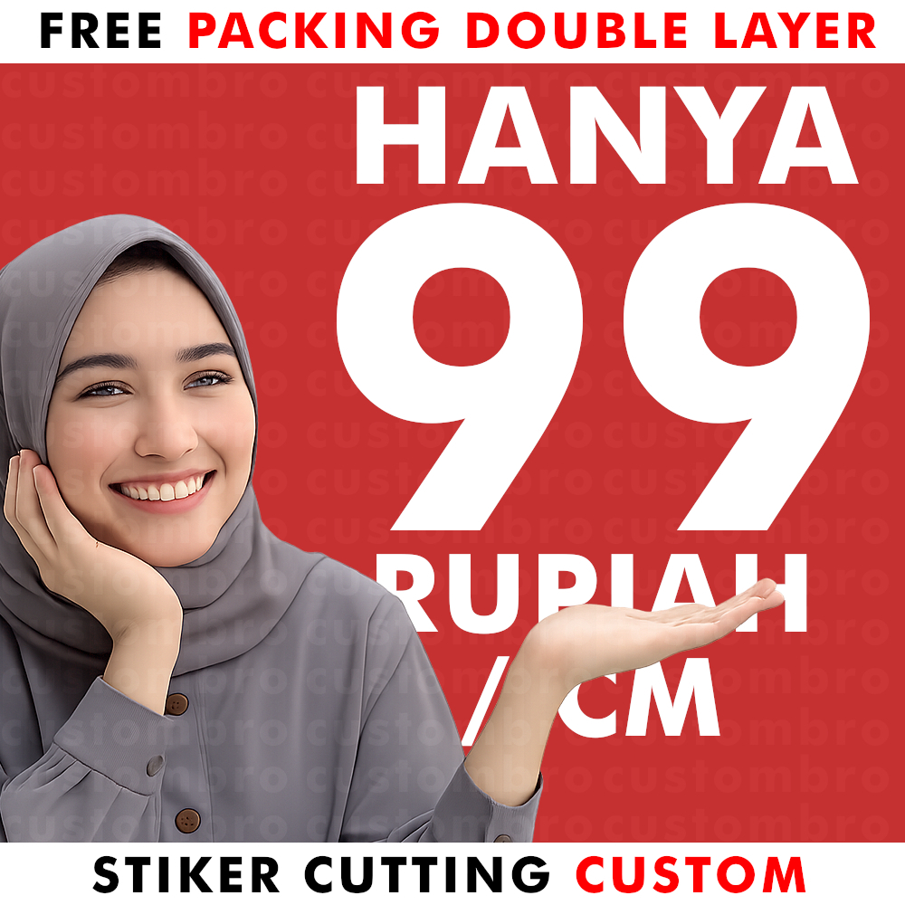 

Stiker Cutting Custom Desain Ukuran Bebas