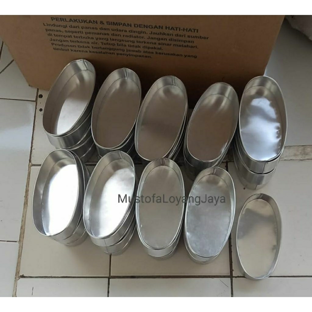 Loyang kue oval / loyang bolu oval / cetakan kue oval