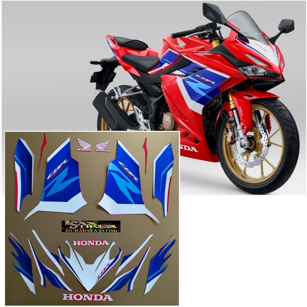 Striping Original Honda CBR150R CBR 150 R Merah tahun 2022 2023