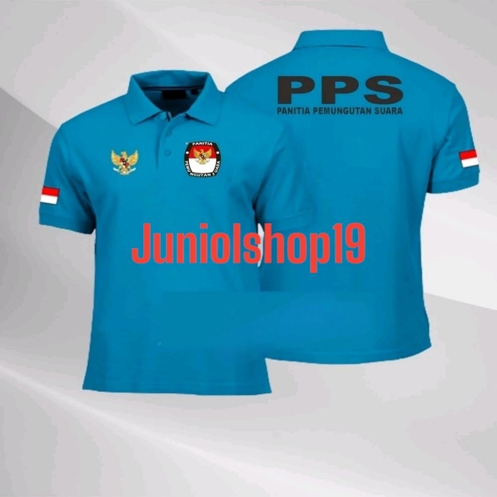 KAOS POLO PPS PANITIA PENGUMUTAN SUARA/KAOS PPS BORDIR