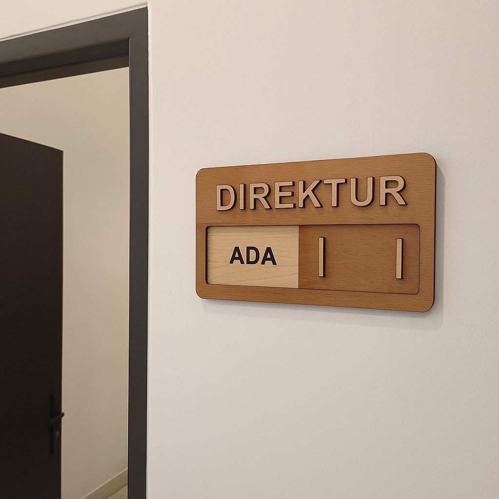 

Sliding Board Papan Status Bahan Kayu Costum ADA/TIDAK