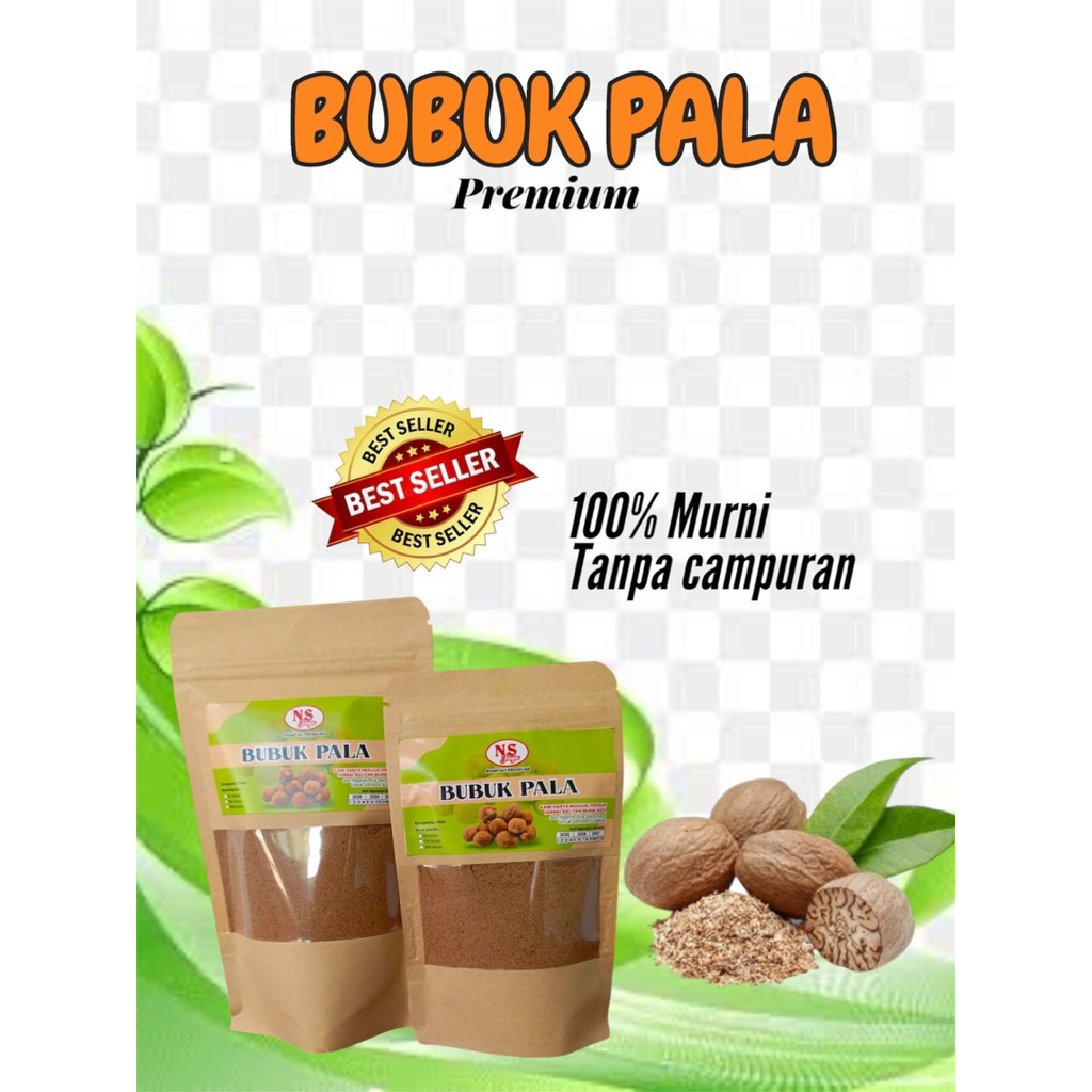 

Pala Bubuk / Ground Nutmeg / Rempah / JSR 100% PREMIUM QUALITY