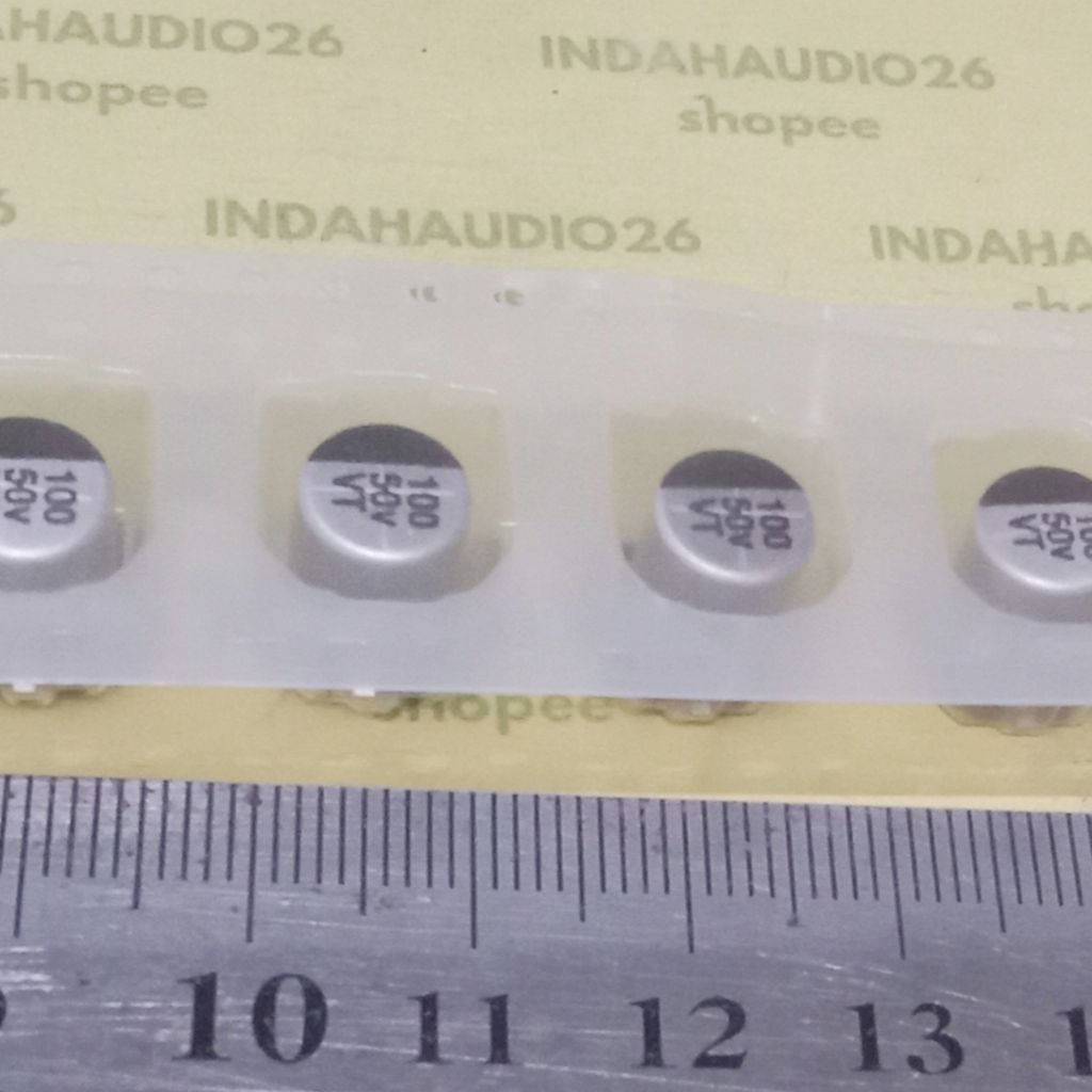 renceng d8x10mm VT  100  50v  smd 100uf H 50V elko smd kapasitor 50 v elco solid capacitor 100 50v v