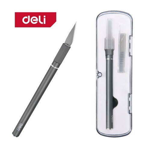 

DELI Pisau Ukir / Carving Knife146 x 9mm Bahan Aluminium Alloy EDL359201A