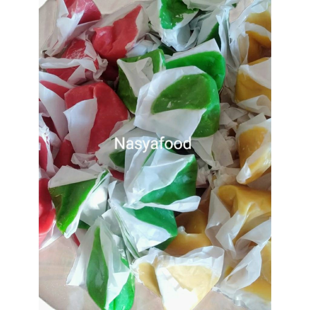 

Jenang Tape Rasa Buah / Dodol Tape Rasa Buah Asli khas guci
