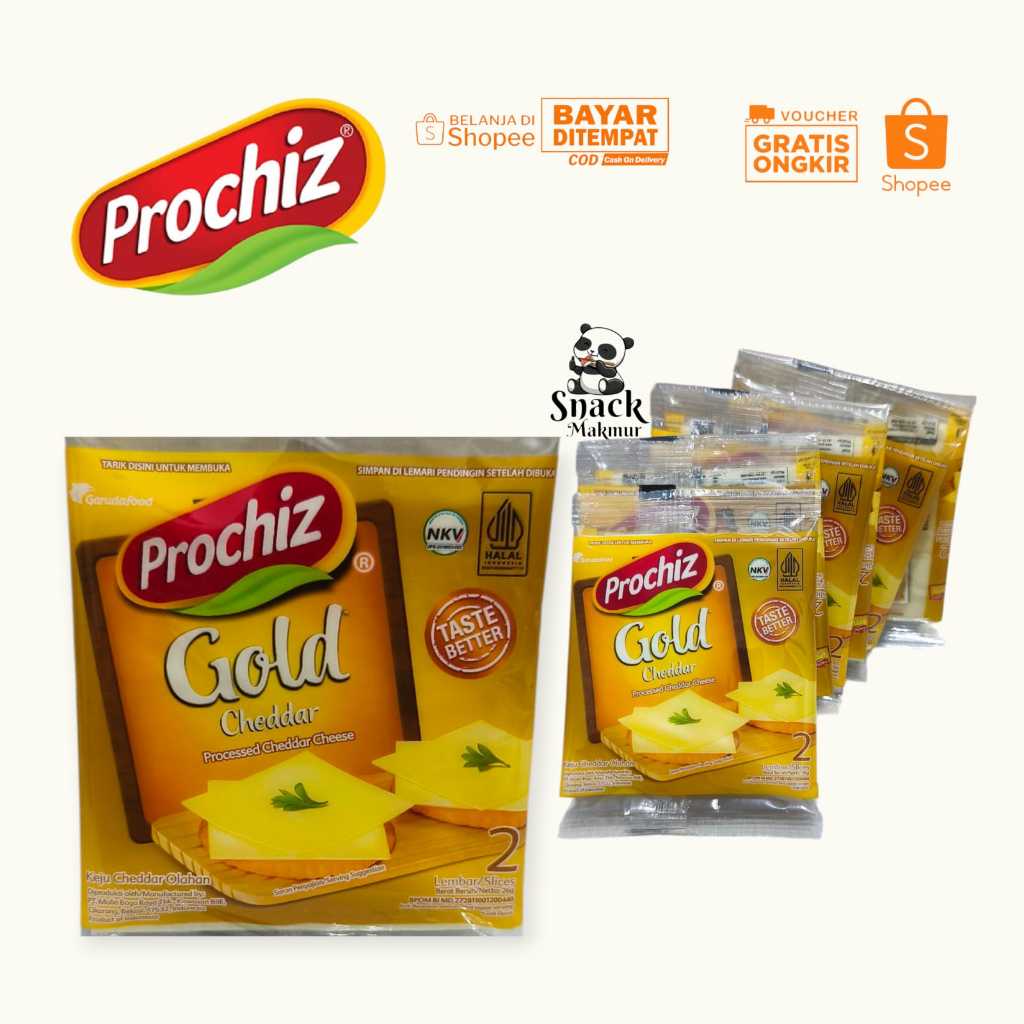 

KEJU PROCHIZ GOLD CHEESE HARGA PER 1 RENCENG 8 PCS