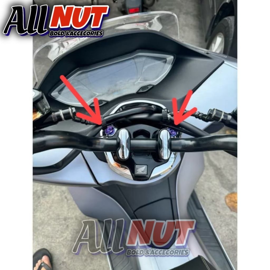 baut titanium cover stang pcx 150/160 original vietnam (2 biji )