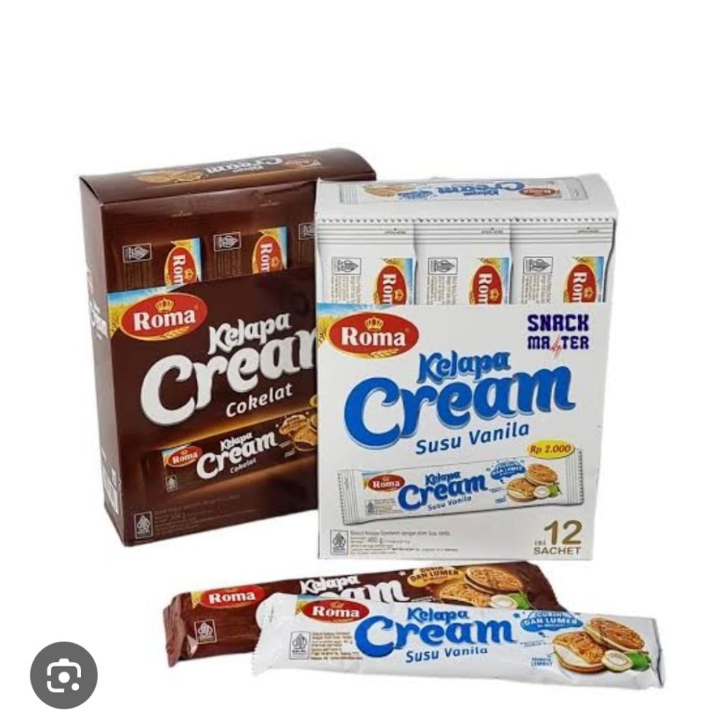 

roma kelapa crem box bua varian rasa vanila dan coklat