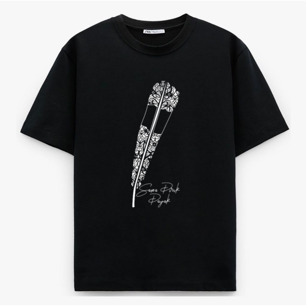 KAOS BULU RUAI DAYAK SAMA DIRIK DIRI SENDIRI SPONSOR