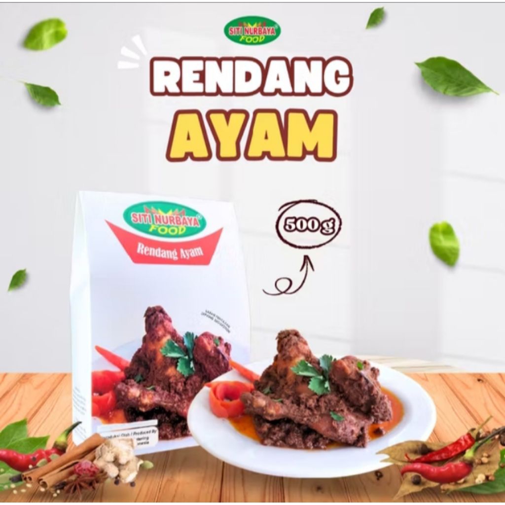 

Rendang Ayam 500g - Siti Nurbaya Food