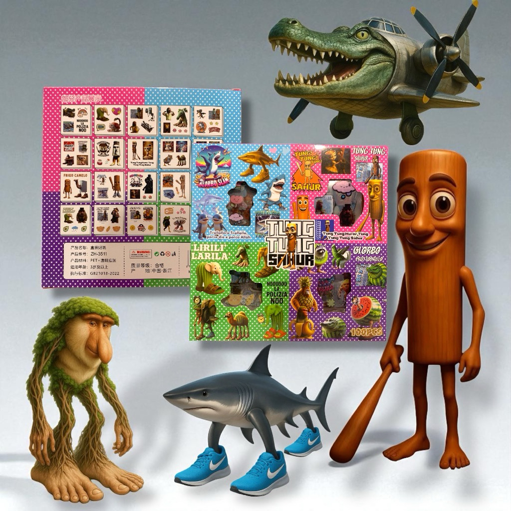 

Stiker Anomali Tung Tung Sahur || Stiker Box Waterproof || Stiker Anomali Box 100pcs