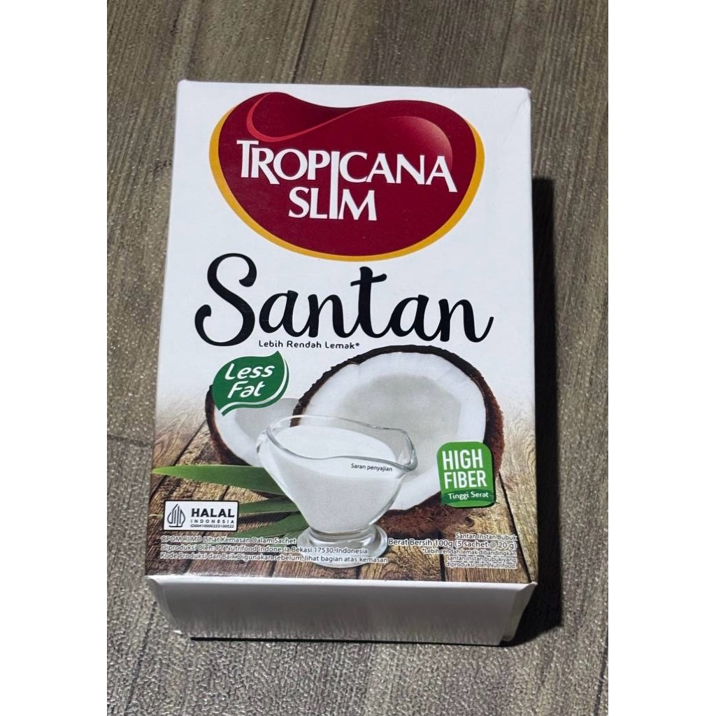 

Tropicana Slim Santan 5 sachet