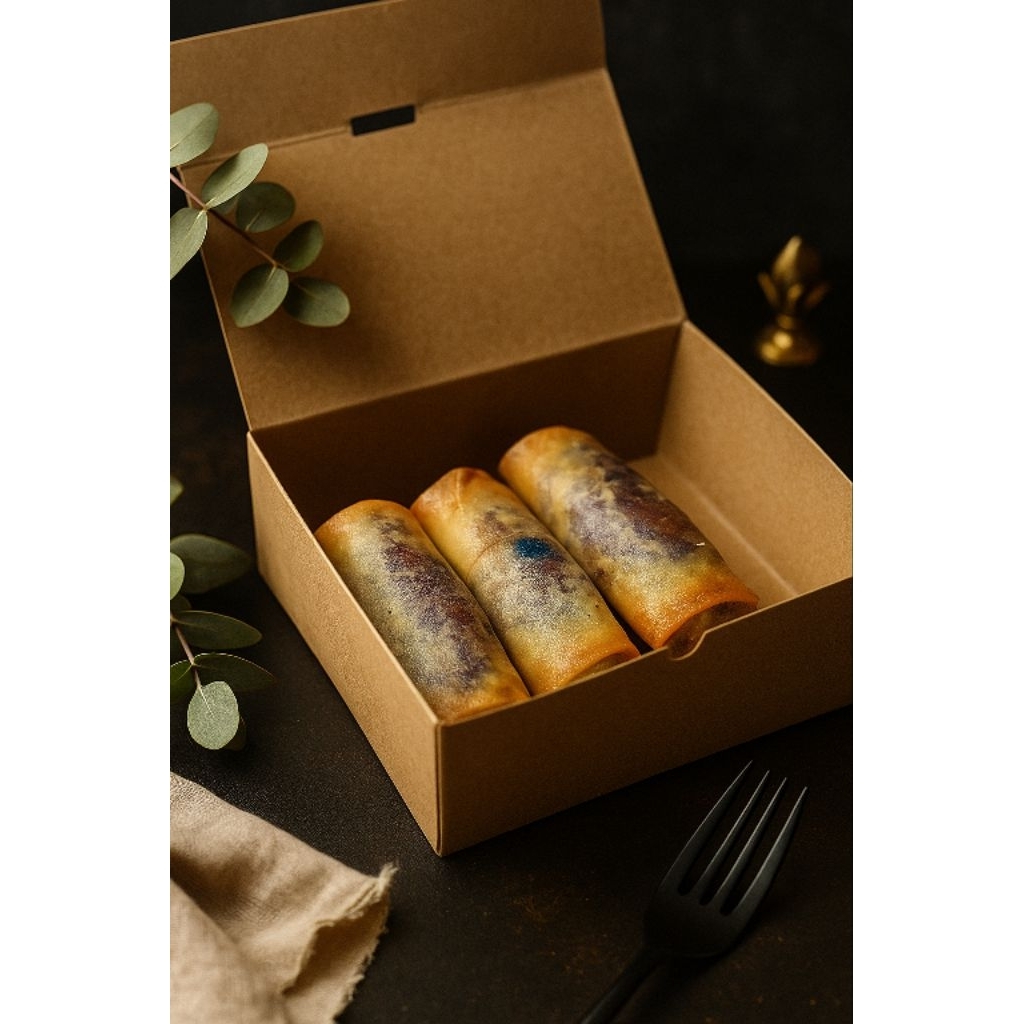 

Lumpia Ubi Ungu Mozzarella