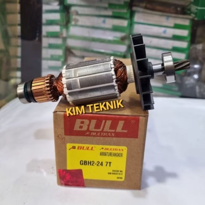 ARMATURE BOSCH GBH2-24DRE ANGKER ROTOR DINAMO MESIN BOR BOBOK BOSCH GBH 2-24 DRE BOSCH GBH2 24 DRE B