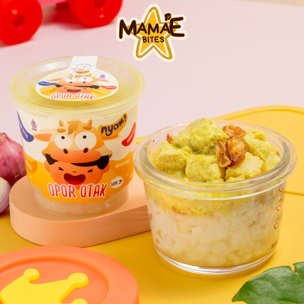 

NYAM Baby Food - Bubur Opor Otak Sapi | MPASI Anak Bayi Full Meal NYAM BB Booster (Tanpa MSG Pengawet)