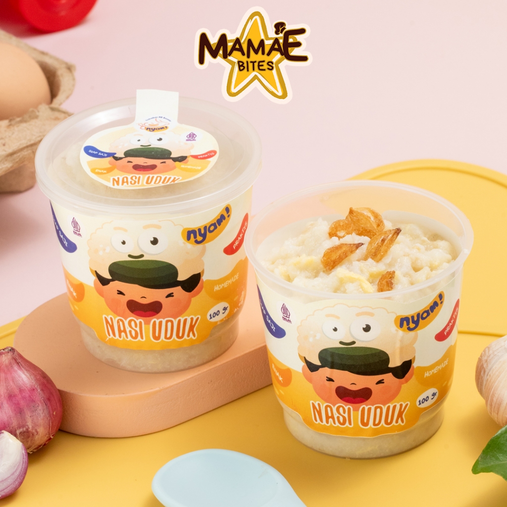 

NYAM Baby Food - Nasi Uduk Ayam Telur | MPASI Anak Bayi Full Meal NYAM BB Booster (Tanpa MSG Pengawet)