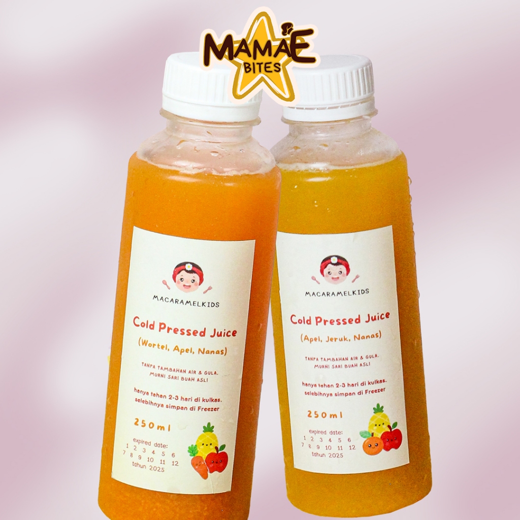 

Macaramel Kids - Cold Pressed Juice | Frozen MPASI NDF Homemade & Minuman Jus Anak Sehat