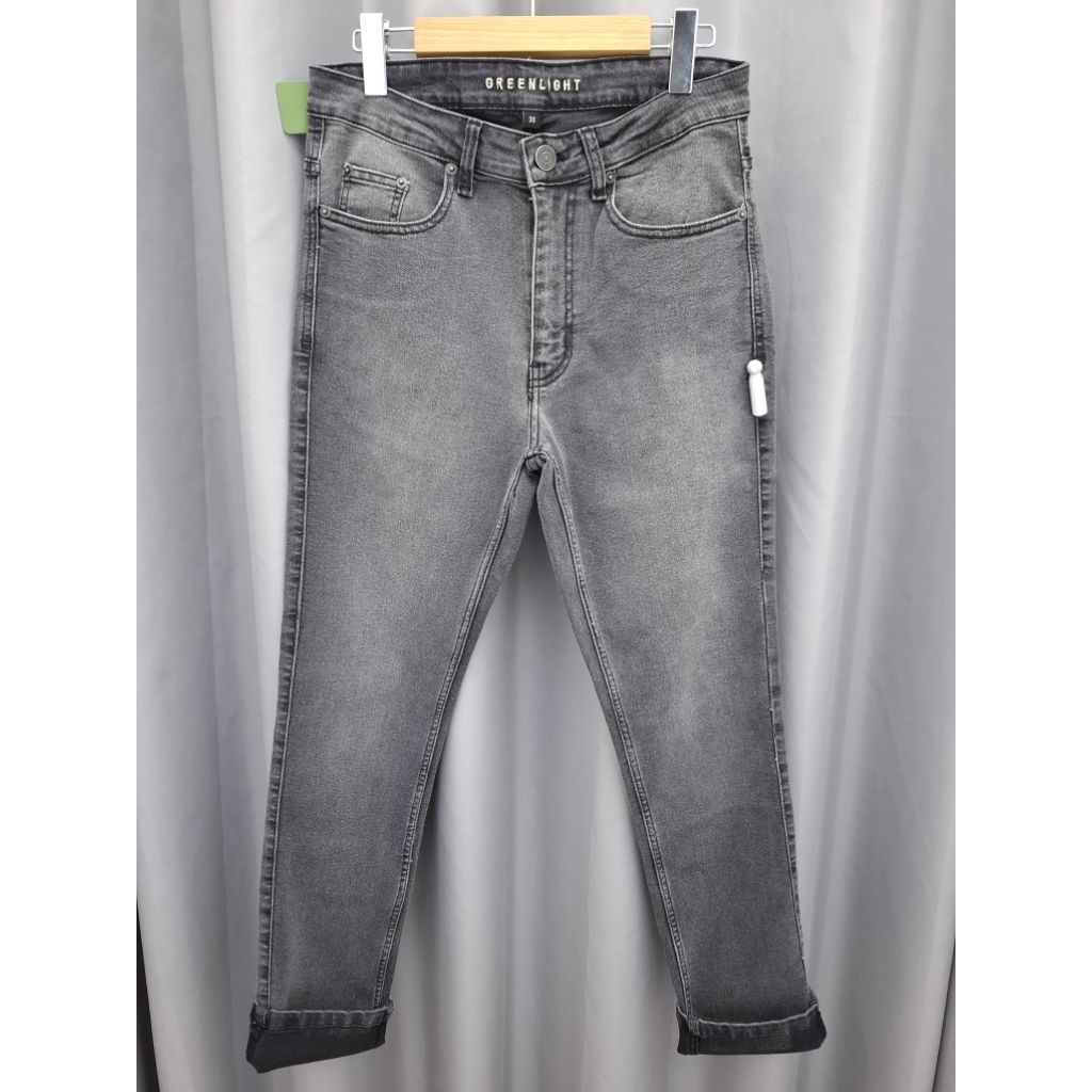 Celana Panjang Denim Pria Greenlight Jeans Slim Fit Welcott Original