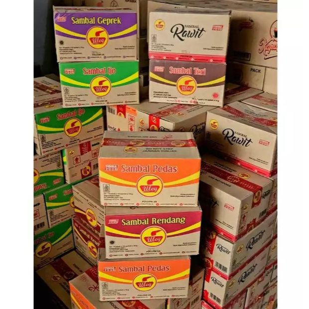 

[KARTON] Finna Sambal Uleg Sachet Terasi Kecombrang Varian Lengkap Dus Isi 10 Renceng Nisadkc