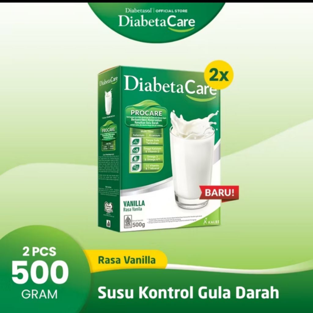 

Diabetacare vanila 500gr ( 2 pcs )