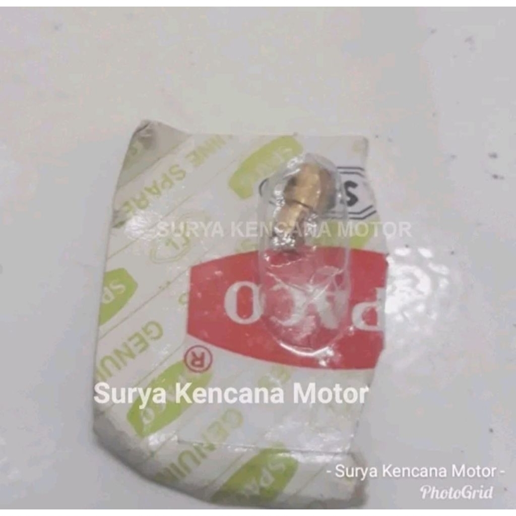 Spuyer bensin main jet ujung Vespa Super Sprint PX Bajaj Excel Bagol nomor 110