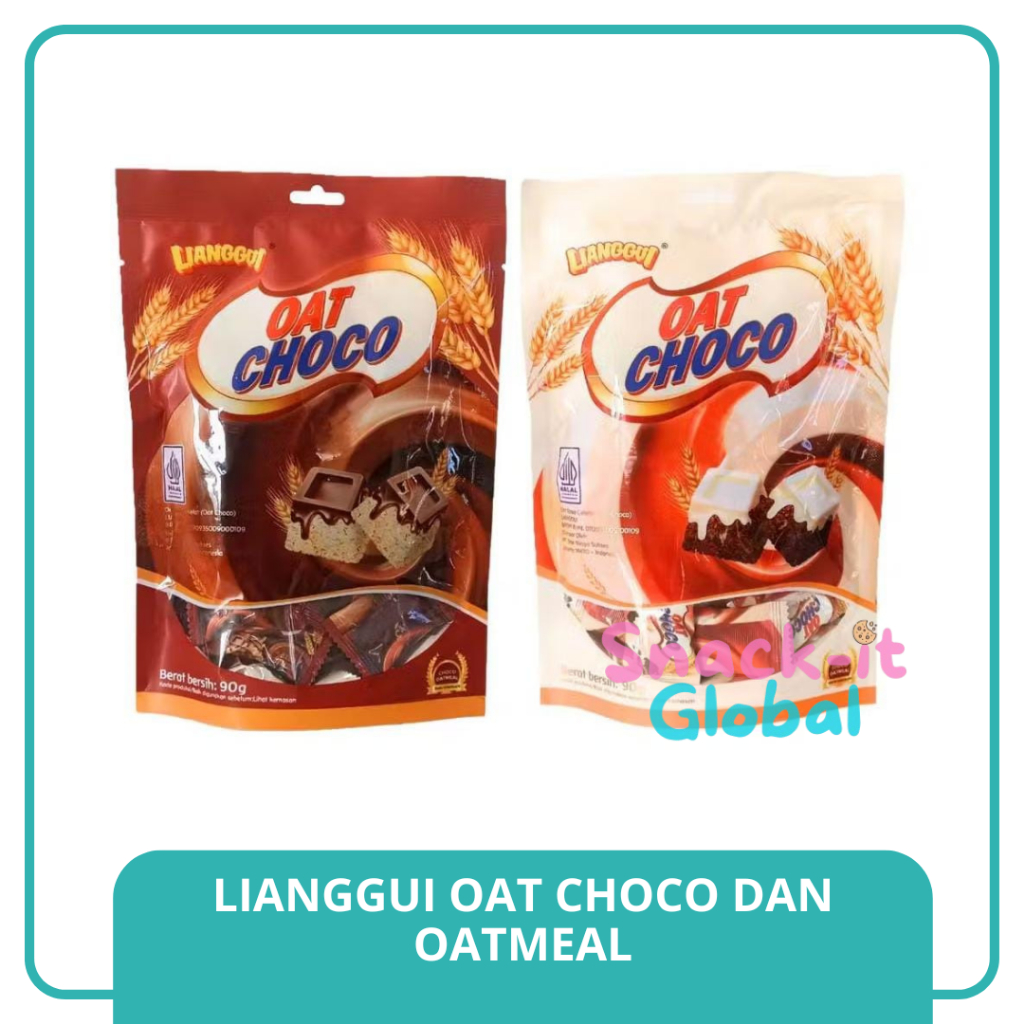 

Lianggui Oat Choco Rasa Coklat Lianggui Oat Choco White Choco Dark Choco Lianggui Choco Oatmeal 90g