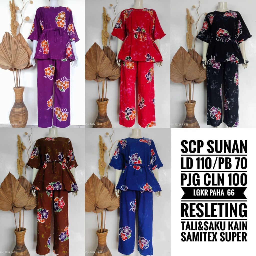 setelan busui celana panjang sunan