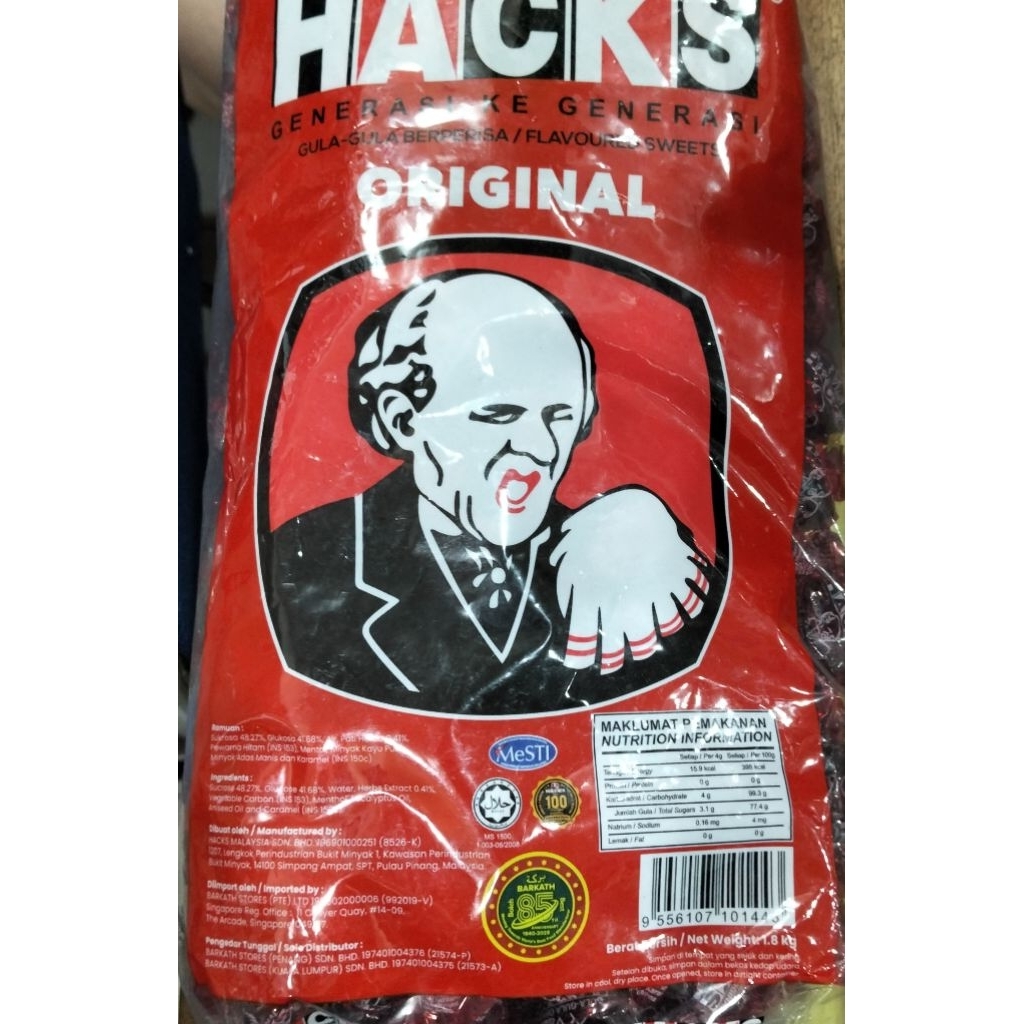 

Permen Hacks Original 1.8 kg