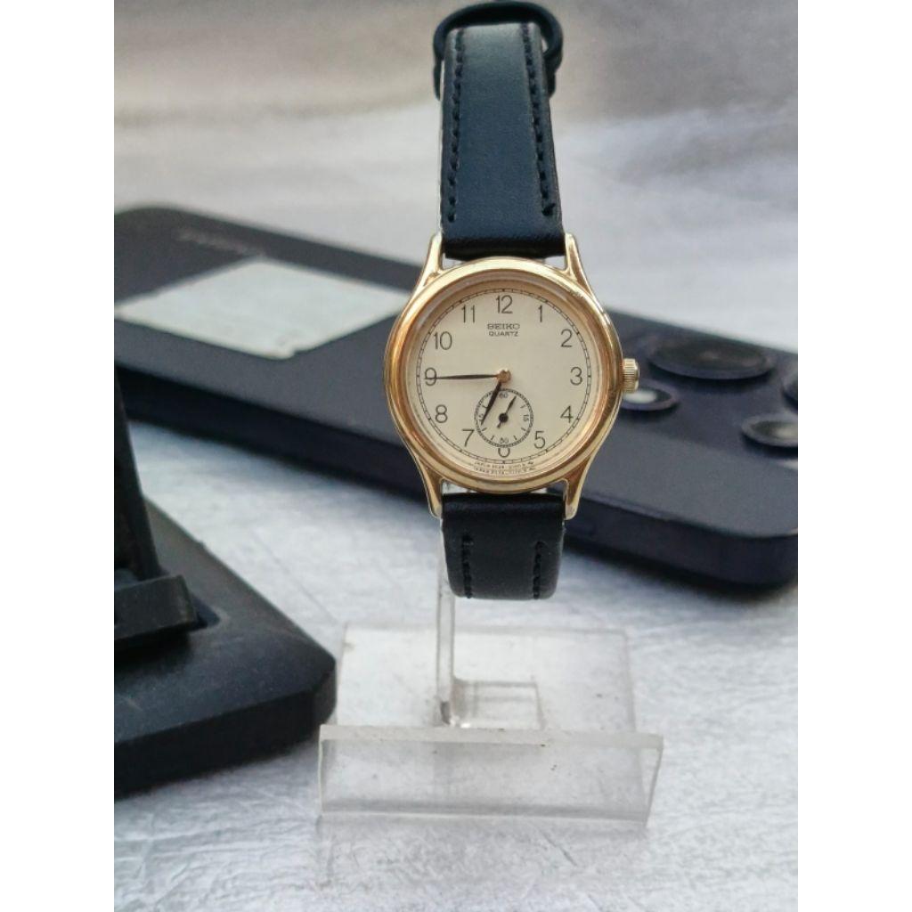 jp464 Jam tangan wanita SEIKO Subsecond Fashion watch Japan movement