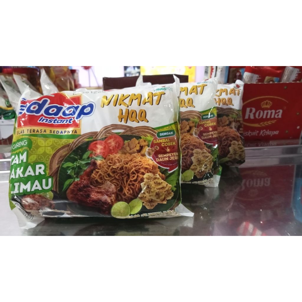 

MieSedaapGorengAyambakarlimau3pcs