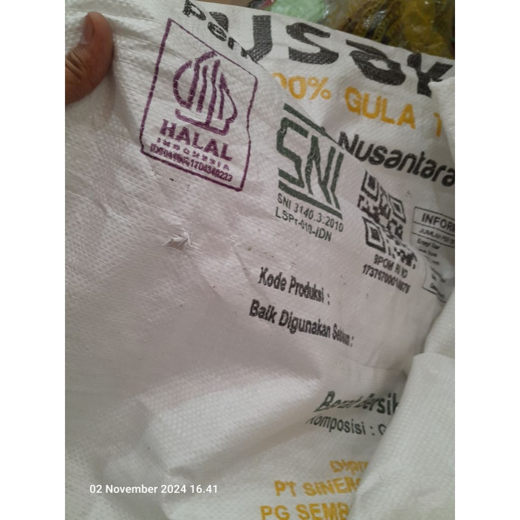 

GULA Nusakita/Walini/Semboro 50KG 1 Sak