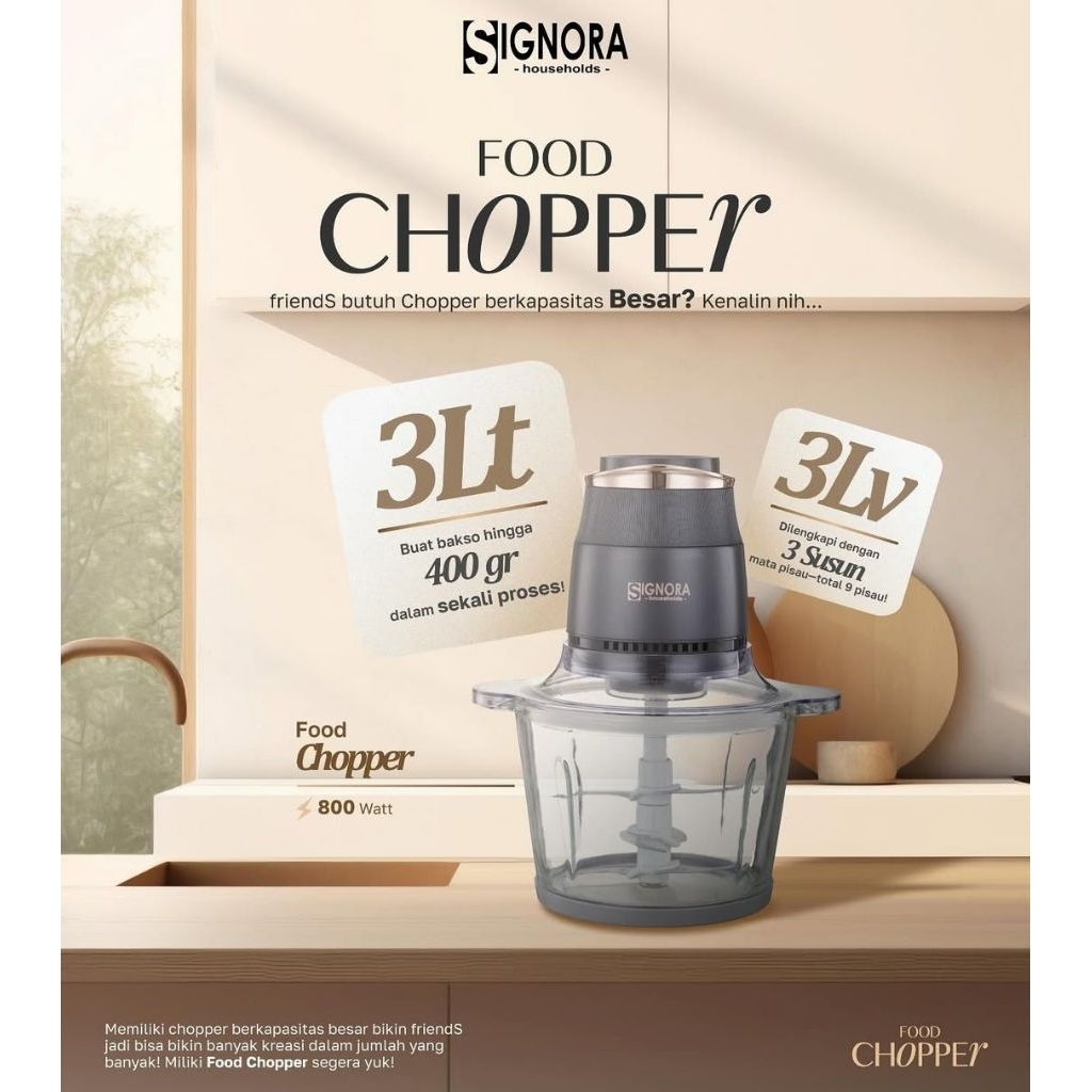 Food Chopper Signora