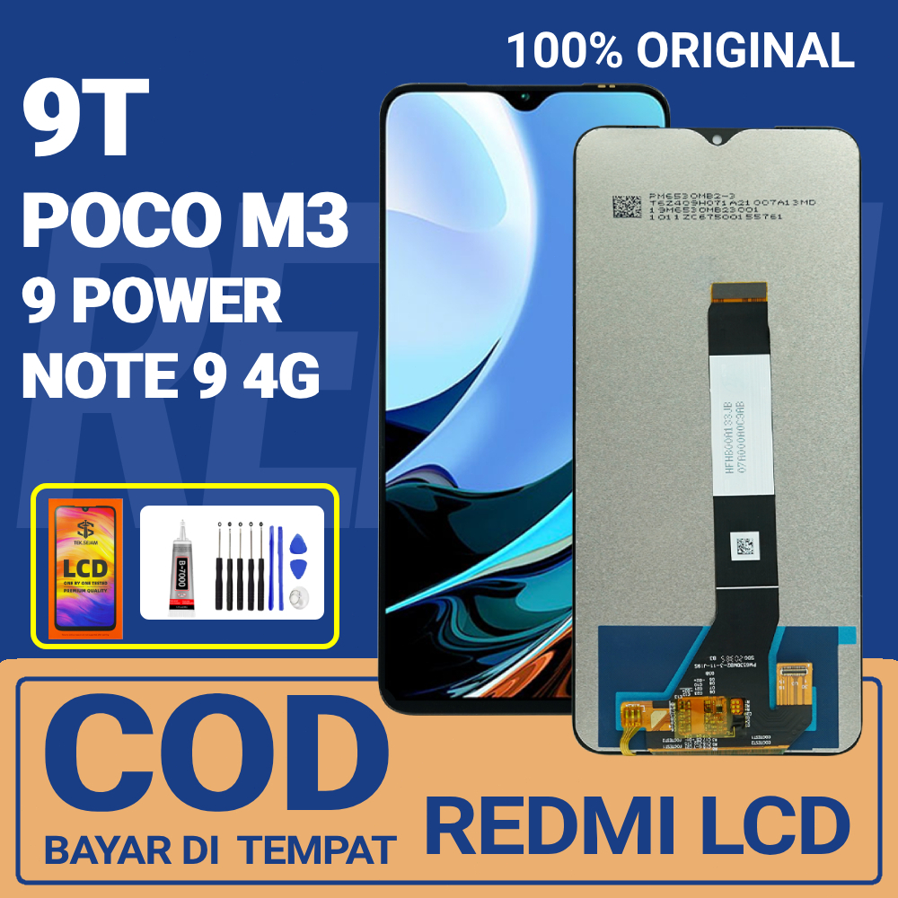 LCD Redmi 9T Layar hp Touchscreen ori lcd poco m3 ORIGINAL 100% fullset xiaomi lcd ASLI