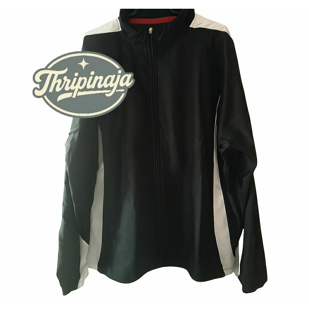 Thrifting jaket parasut lari