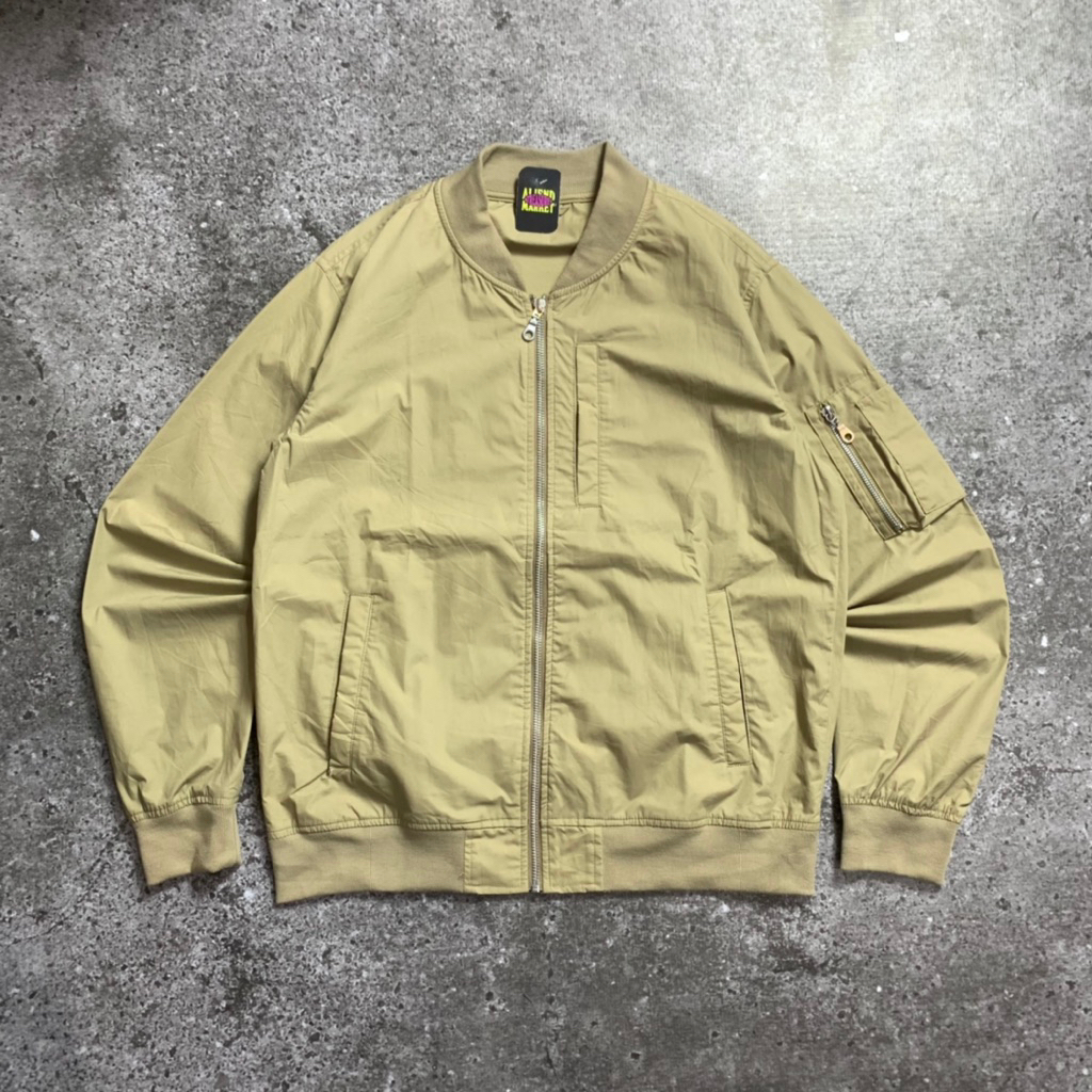 Black Number Bomber Jacket