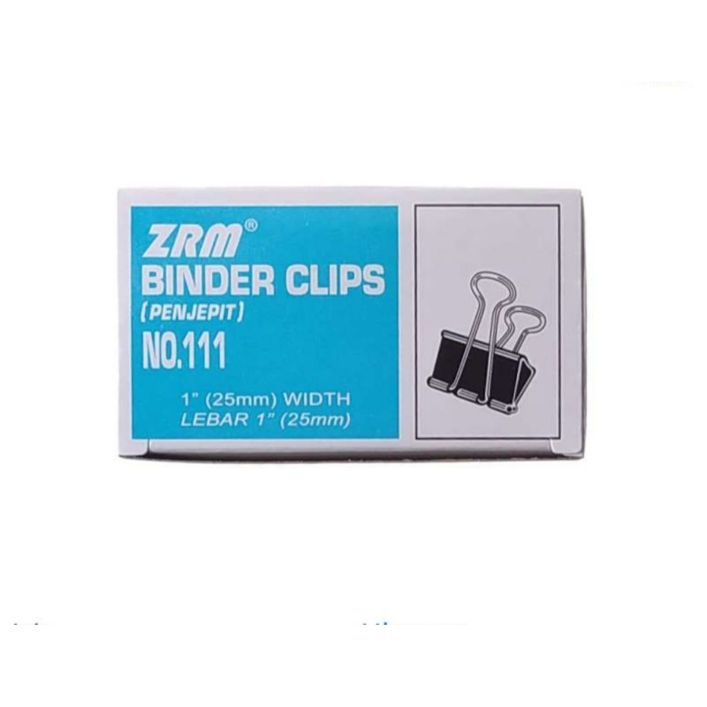 

binder clip/zrm 111/penjepit kertas/1 kotak 12pcs
