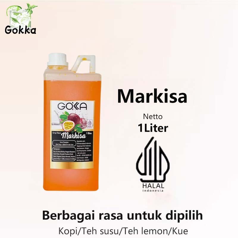 

Gokka Markisa Syrup 1l - Sirup Markisa Gokka - Halal
