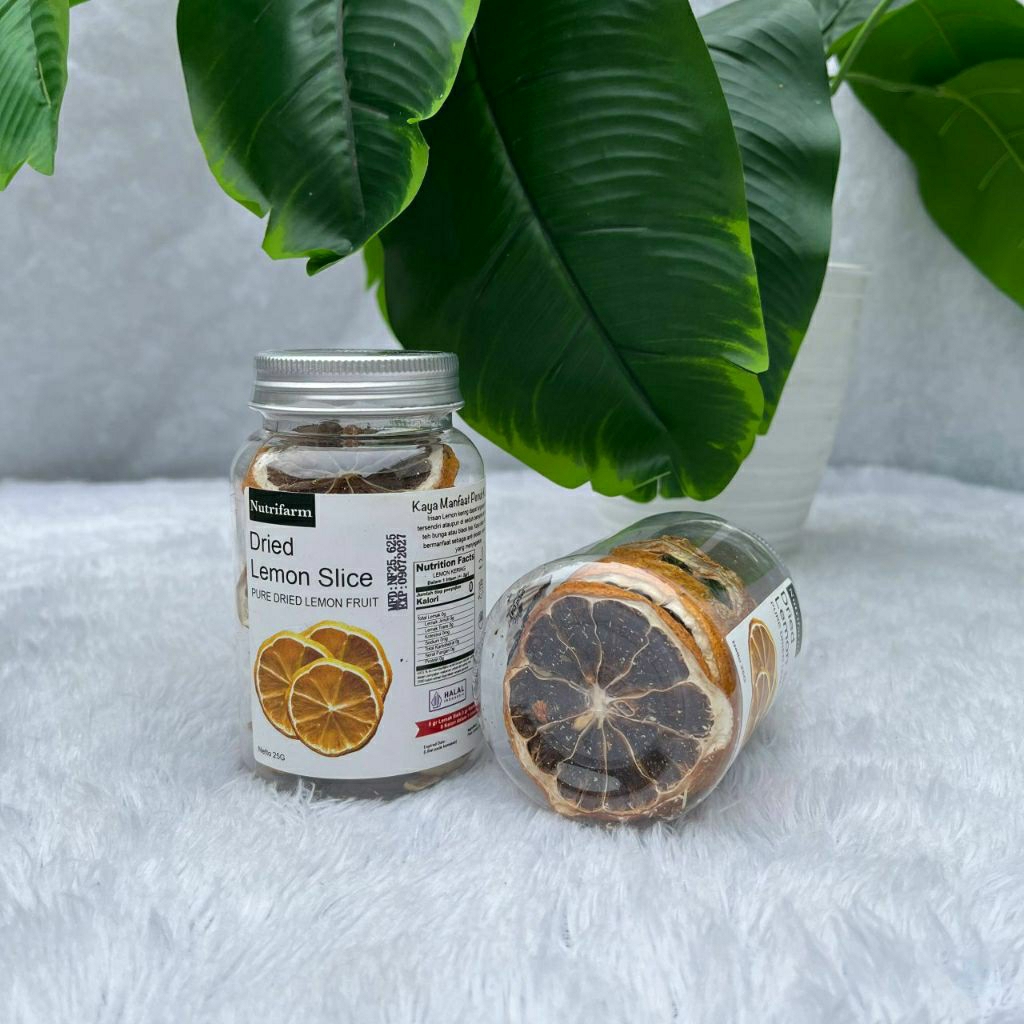 

NUTRIFARM LEMON SLICE 25 GR| Lemon Kering| lemon slice|teh lemon|lemon tea