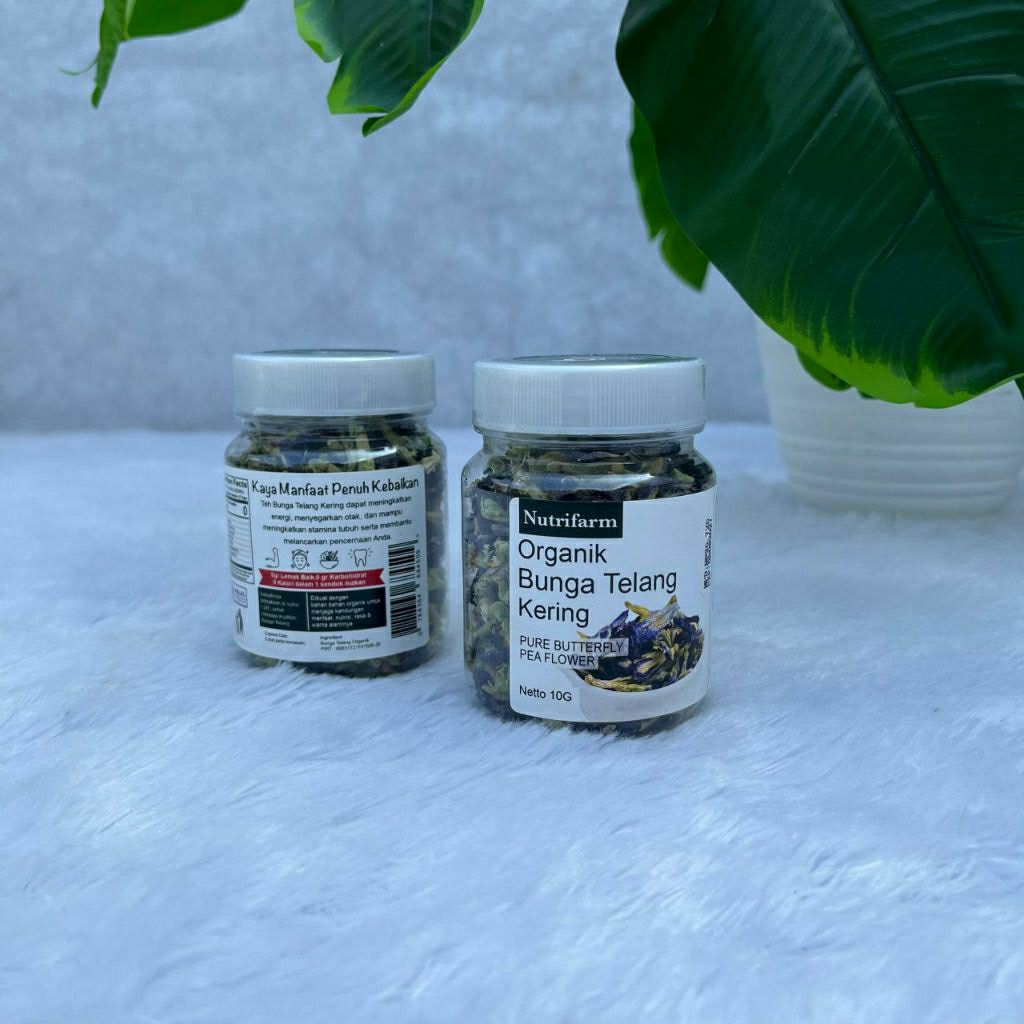 

Teh Herbal Bunga Telang Kering 50 gr , 10 Gr Kemasan Toples