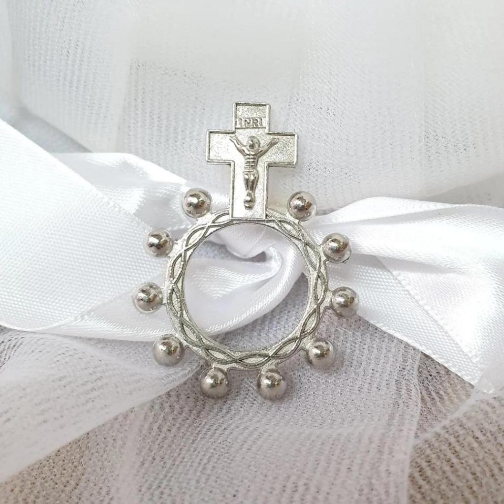 Cincin doa rosario salib bird