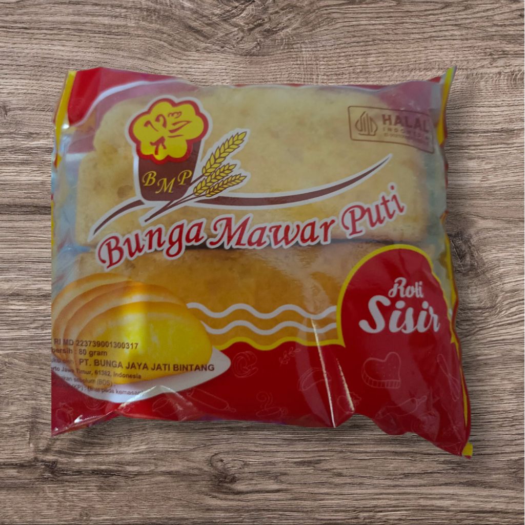 

Roti sisir bunga mawar puti