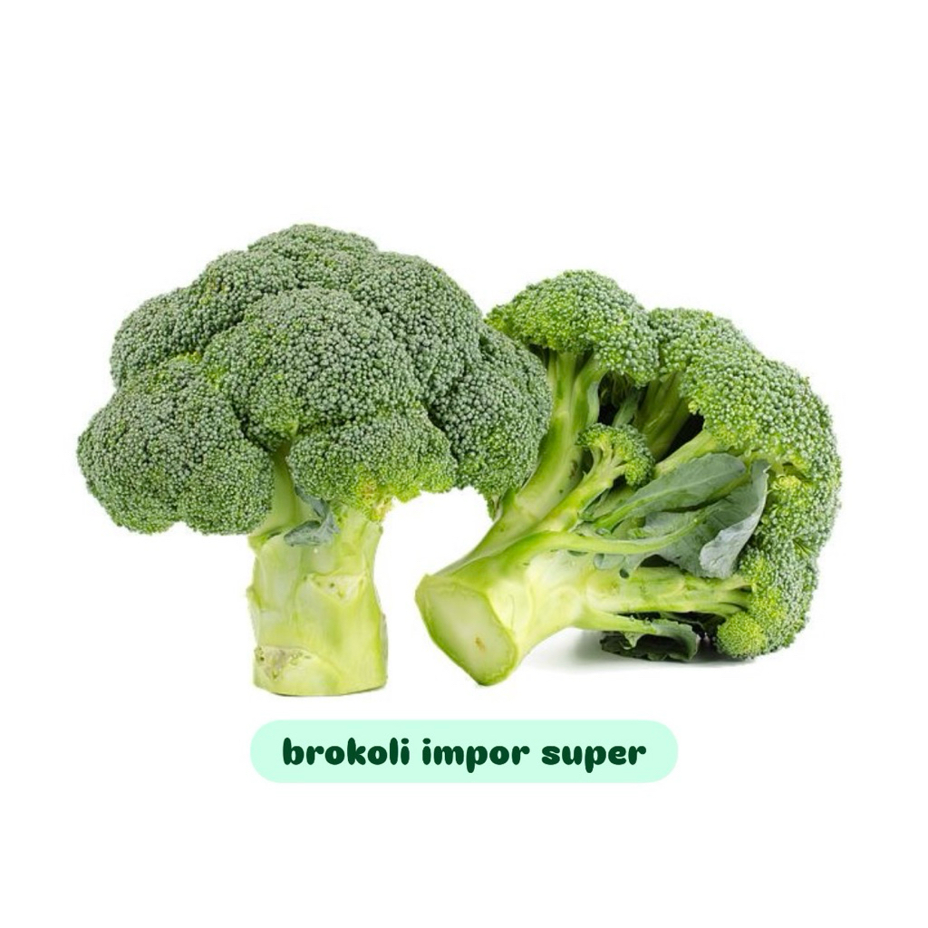 

Brokoli import hijau super fresh 500gr-1kg