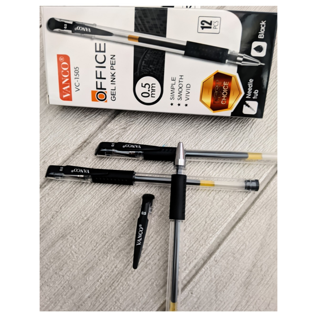 

(1 PACK=12PCS) Bolpen / Pulpen Gel Vanco VC-1505