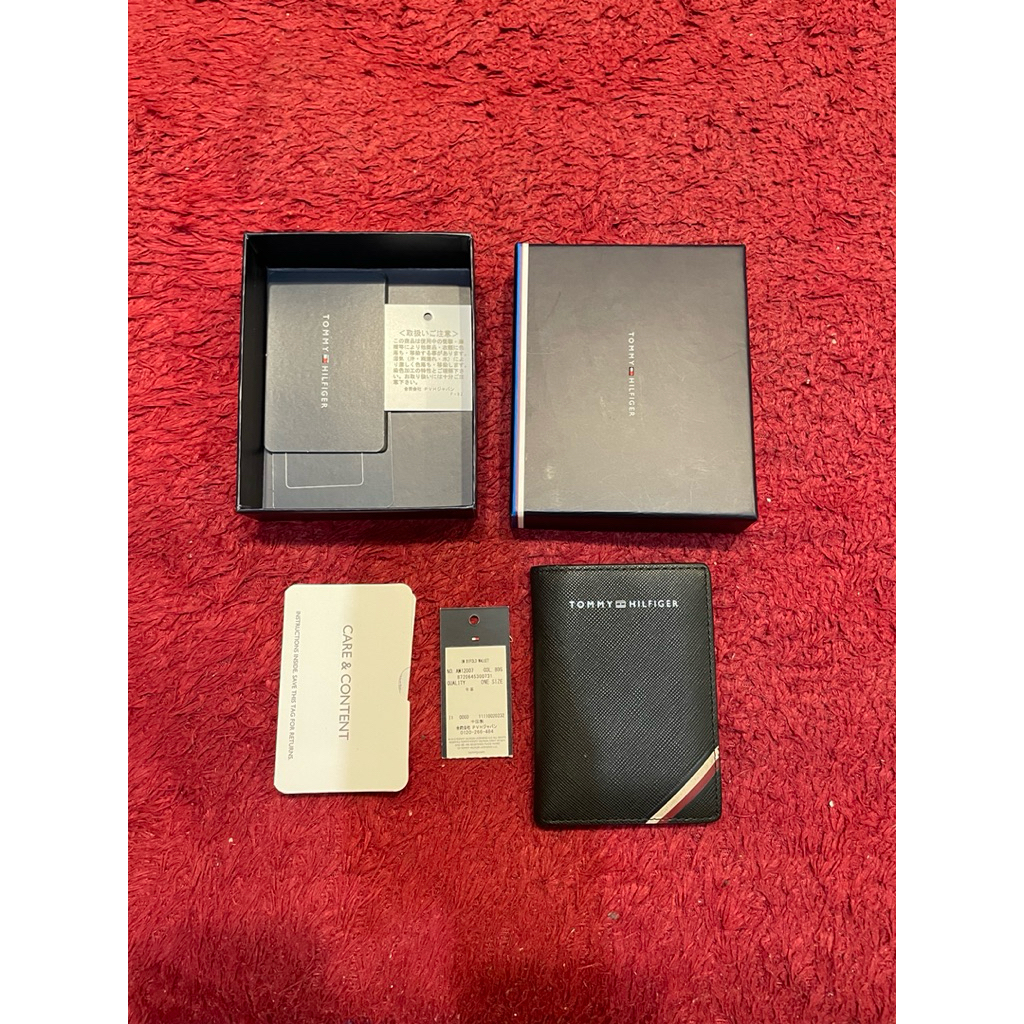 Dompet Pria Tommy Hilfiger AM12007 Original Kulit Asli Model Bifold