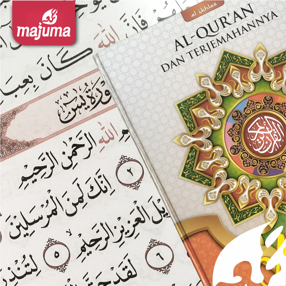 MAJUMA Al Quran Terjemahan Ukuran Jumbo Besar Mushaf Manula Khat Usmani 15 Baris A3